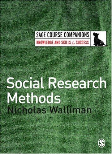 Cover for Social Research Methods (SAGE Course Companions)