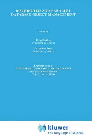 Cover for Distributed and parallel database object management