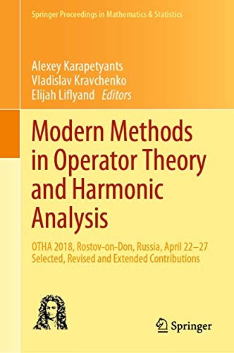 Cover for Modern Methods in Operator Theory and Harmonic Analysis