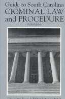 Cover for Guide to South Carolina criminal law and procedure