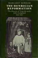 Cover for The Henrician reformation