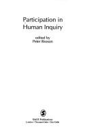 Cover for Participation in human inquiry