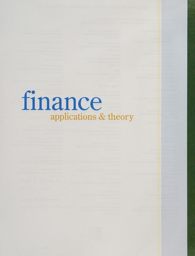 Cover for Finance