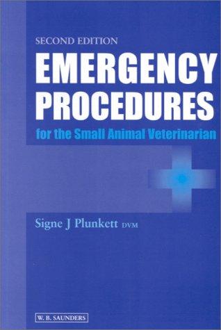 Cover for Emergency Procedures for the Small Animal Veterinarian