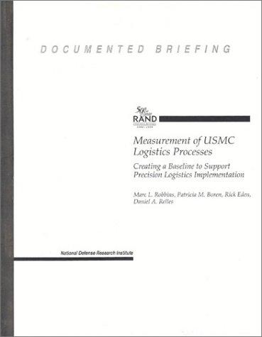 Cover for Measurement of USMC Logistics Processes