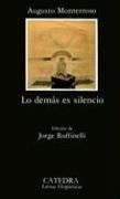 Cover for Lo demás es silencio
