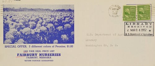 Cover for 1952 fair deal price list
