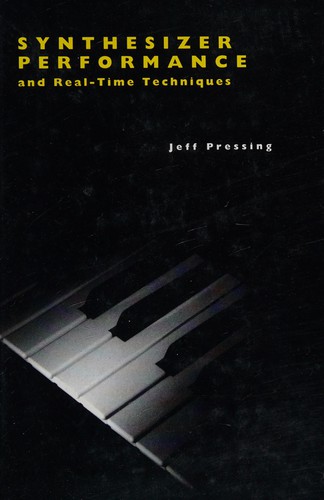 Cover for Synthesizer performance and real-time techniques