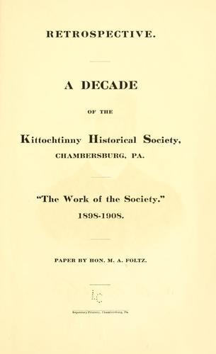 Cover for Retrospective.