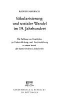 Cover for Säkularisierung und sozialer Wandel im 19. Jahrhundert
