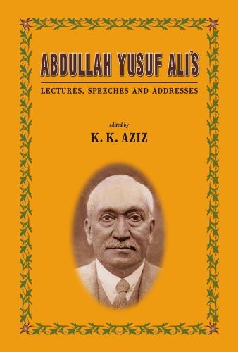 Cover for Abdullah Yusuf Ali's