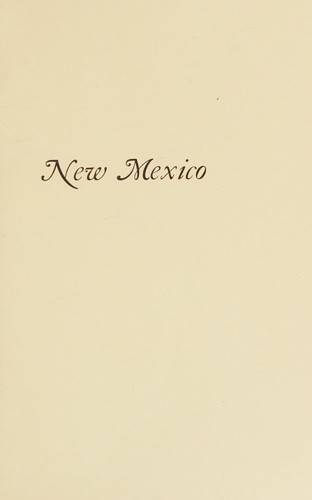 Cover for New Mexico A Pageant of Three Peoples
