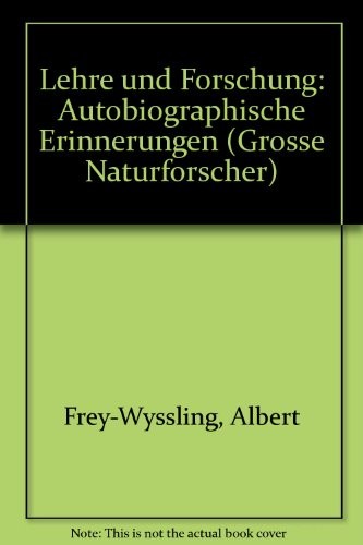 Cover for Lehre und Forschung