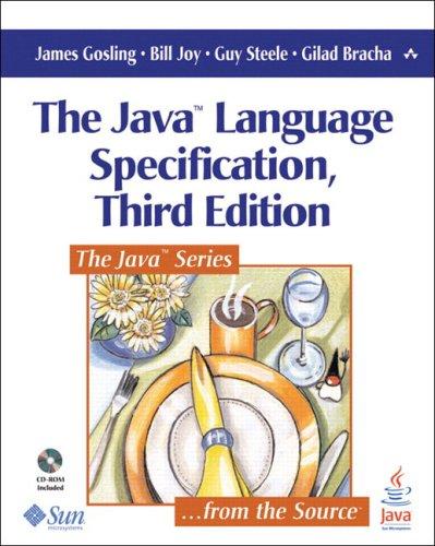 Cover for Java(TM) Language Specification, The (3rd Edition) (The Java Series)