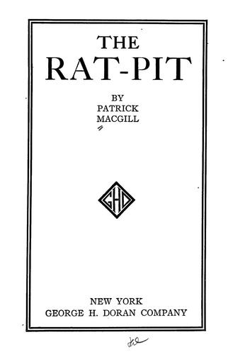 Cover for The rat-pit