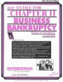 Cover for How to file for chapter 11 business bankruptcy with or without a lawyer