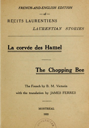 Cover for La Corvée des Hamel =