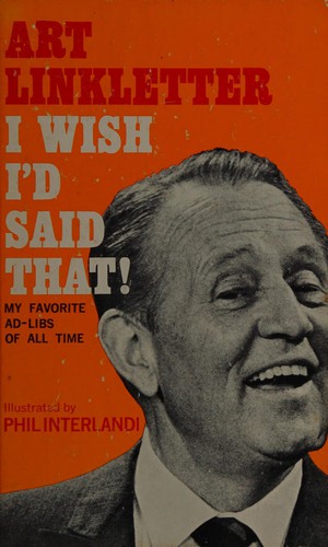 Cover for I wish I'd said that!