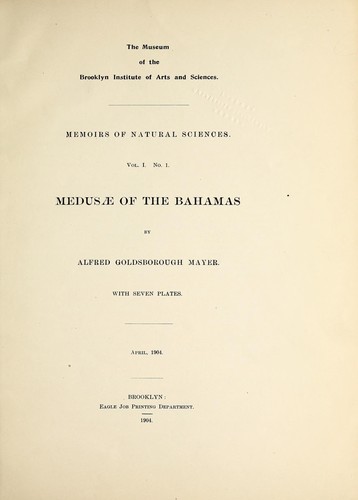 Cover for Memoirs of natural sciences