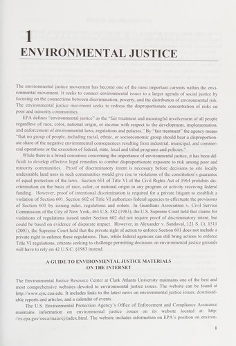 Cover for Environmental Law 2002 Statutory Supplement and Internet Guide (Statutory Supplement)