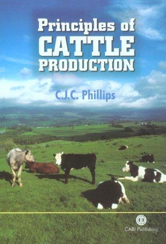 Cover for Principles of Cattle Production