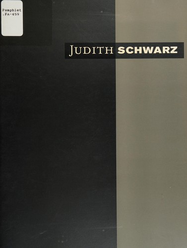 Cover for Judith Schwarz