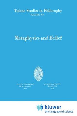 Cover for Metaphysics and Belief (Tulane Studies in Philosophy)