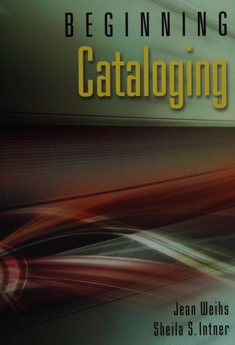 Cover for Beginning cataloging