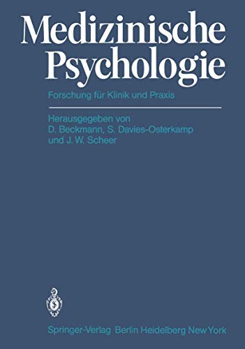 Cover for Medizinische Psychologie
