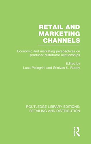 Cover for Retail and Marketing Channels (RLE Retailing and Distribution)