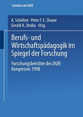 Cover for Berufs- und Wirtschaftspädagogik im Spiegel der Forschung