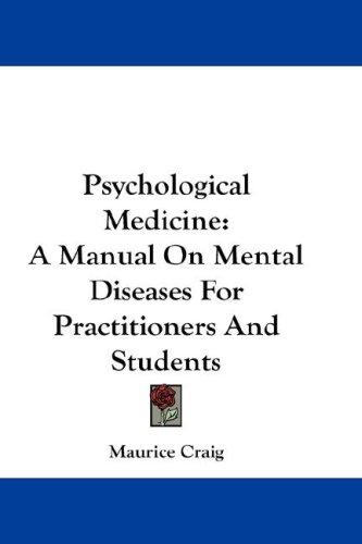 Cover for Psychological Medicine