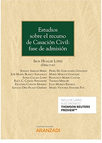 Cover for Estudios sobre el recurso de Casación Civil