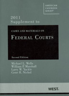 Cover for Federal Courts Cases and Materials Supplement
            
                American Casebooks Paperback