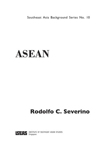 Cover for ASEAN