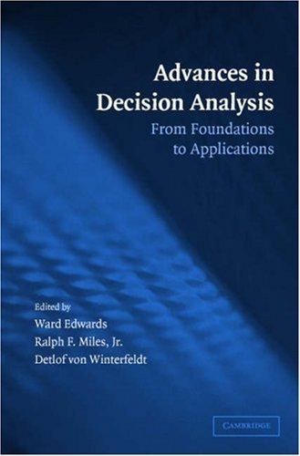 Cover for Advances in Decision Analysis