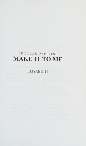 Cover for Make it to me