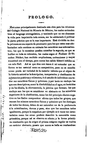 Cover for Elementos de Orictognósia: Ó del conocimiento de los fósiles, según el ...
