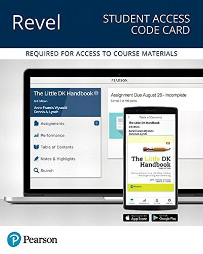 Cover for Revel for The Little DK Handbook -- Access Card
