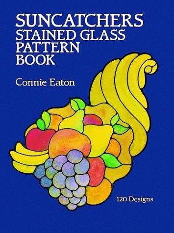 Cover for Suncatchers stained glass pattern book