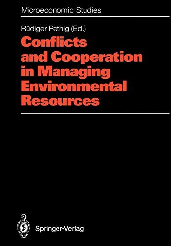 Cover for Conflicts and Cooperation in Managing Environmental Resources