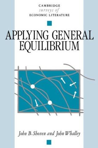 Cover for Applying general equilibrium