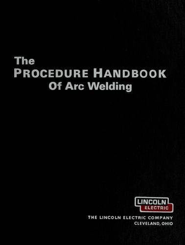 Cover for The procedure handbook of arc welding