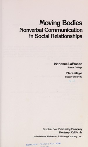 Cover for Moving Bodies
