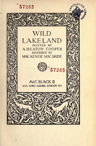 Cover for Wild Lakeland