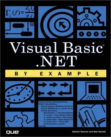 Cover for Visual Basic.NET by Example (By Example Series)