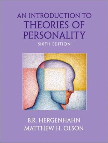 Cover for An Introduction to Theories of Personality (6th Edition)