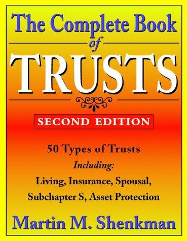 Cover for The complete book of trusts