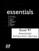 Cover for Excel 97 essentials
