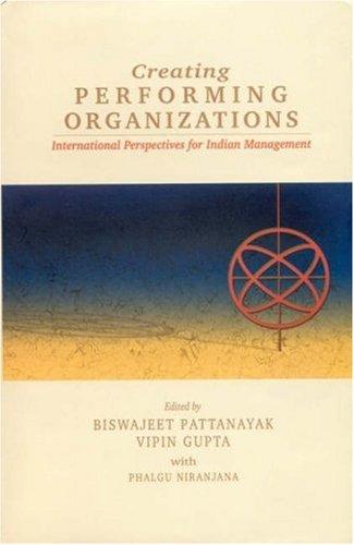 Cover for Creating Performing Organizations